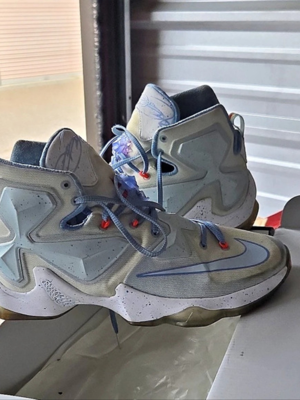 Nike LeBron XIII Men's Blue & White US 11